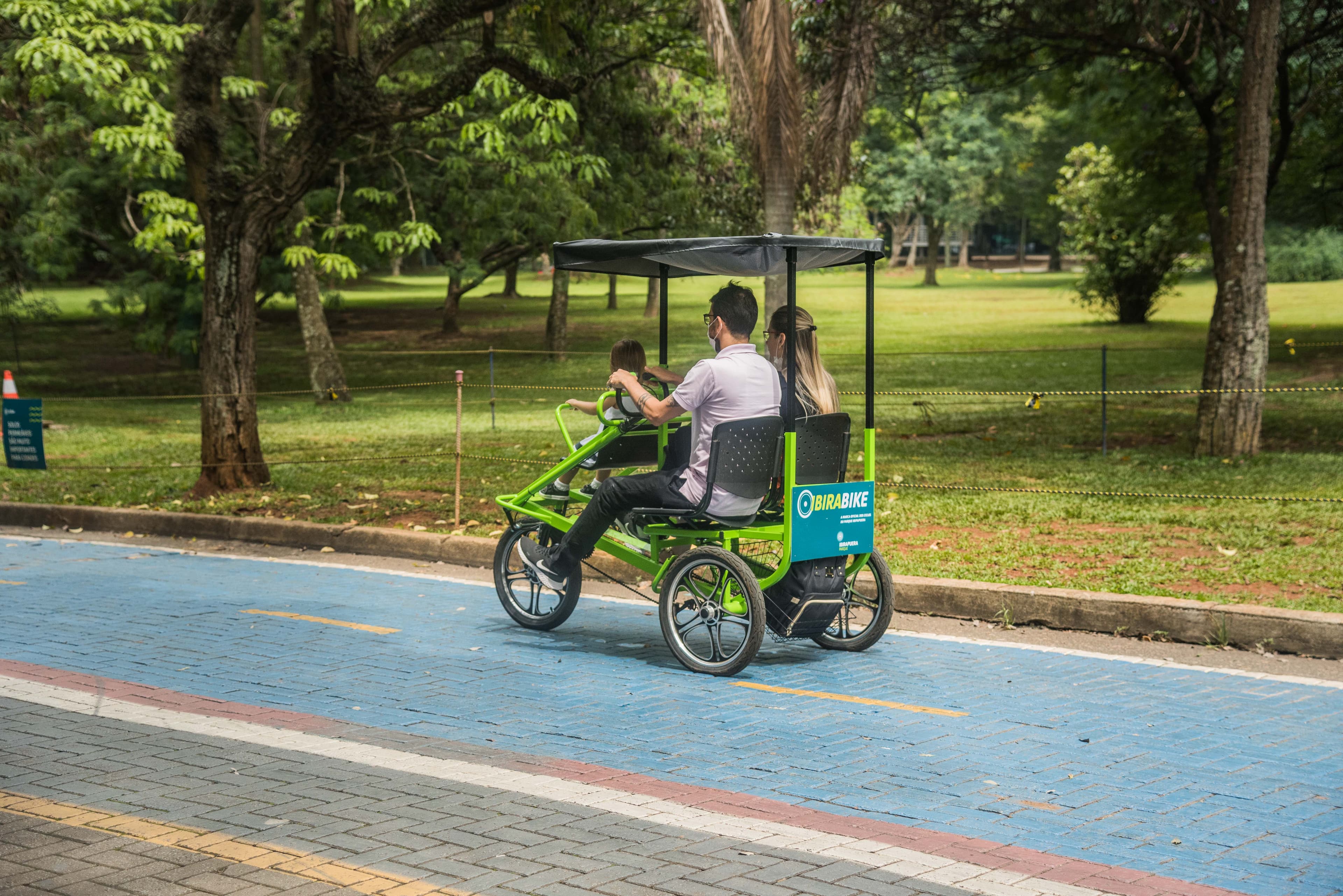 Aluguel de bicicletas nos parques Urbia